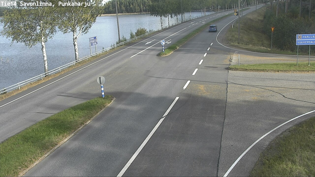 Weather Camera Image Road 14 Savonlinna, Punkaharju, Savonlinna, Etelä-Savo