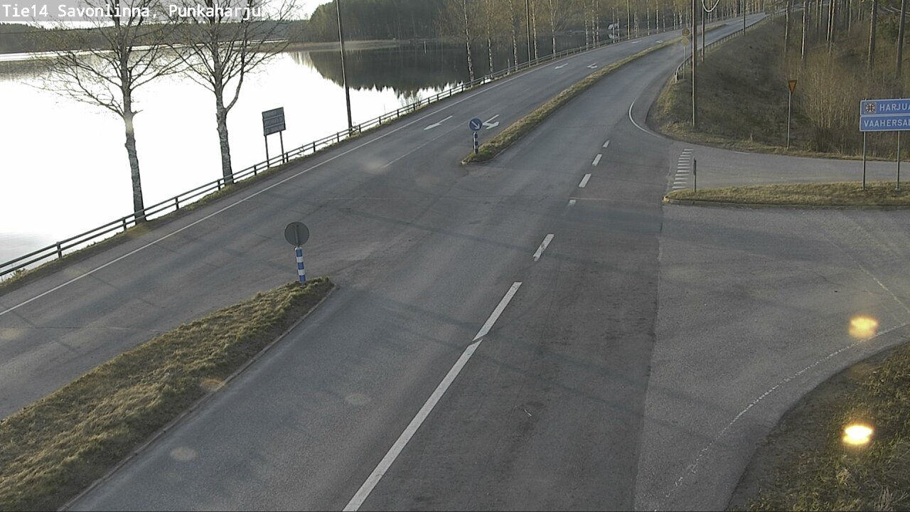 Weather Camera Image Road 14 Savonlinna, Punkaharju, Savonlinna, Etelä-Savo