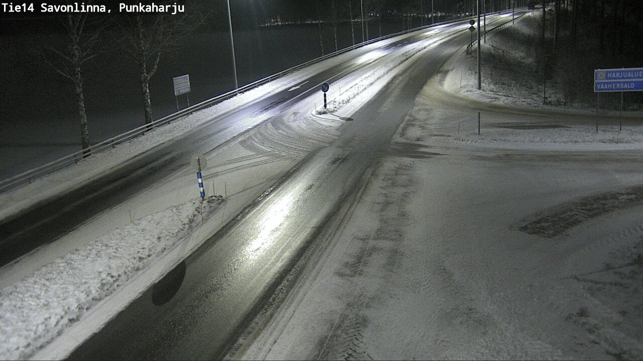 Weather Camera Image Väg 14 Savonlinna, Punkaharju, Savonlinna, Etelä-Savo