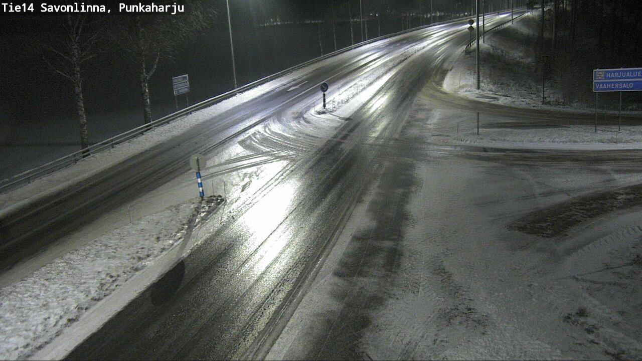 Weather Camera Image Väg 14 Savonlinna, Punkaharju, Savonlinna, Etelä-Savo