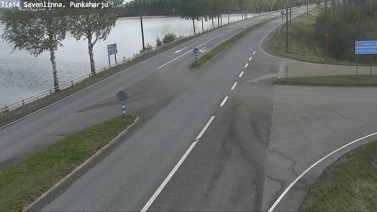 Weather Camera Image Väg 14 Savonlinna, Punkaharju, Savonlinna, Etelä-Savo