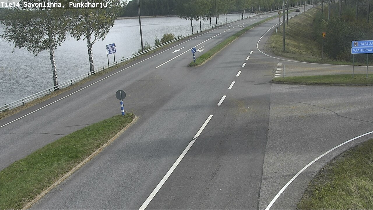 Weather Camera Image Väg 14 Savonlinna, Punkaharju, Savonlinna, Etelä-Savo