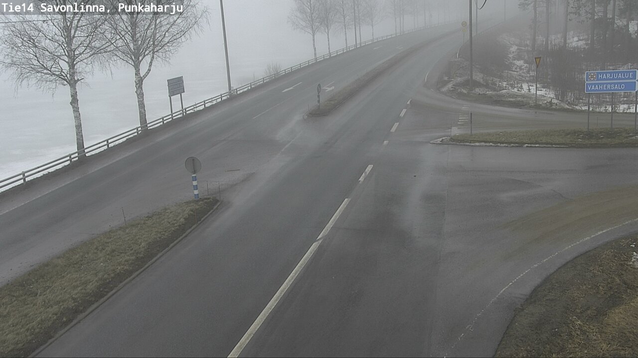 Weather Camera Image Väg 14 Savonlinna, Punkaharju, Savonlinna, Etelä-Savo