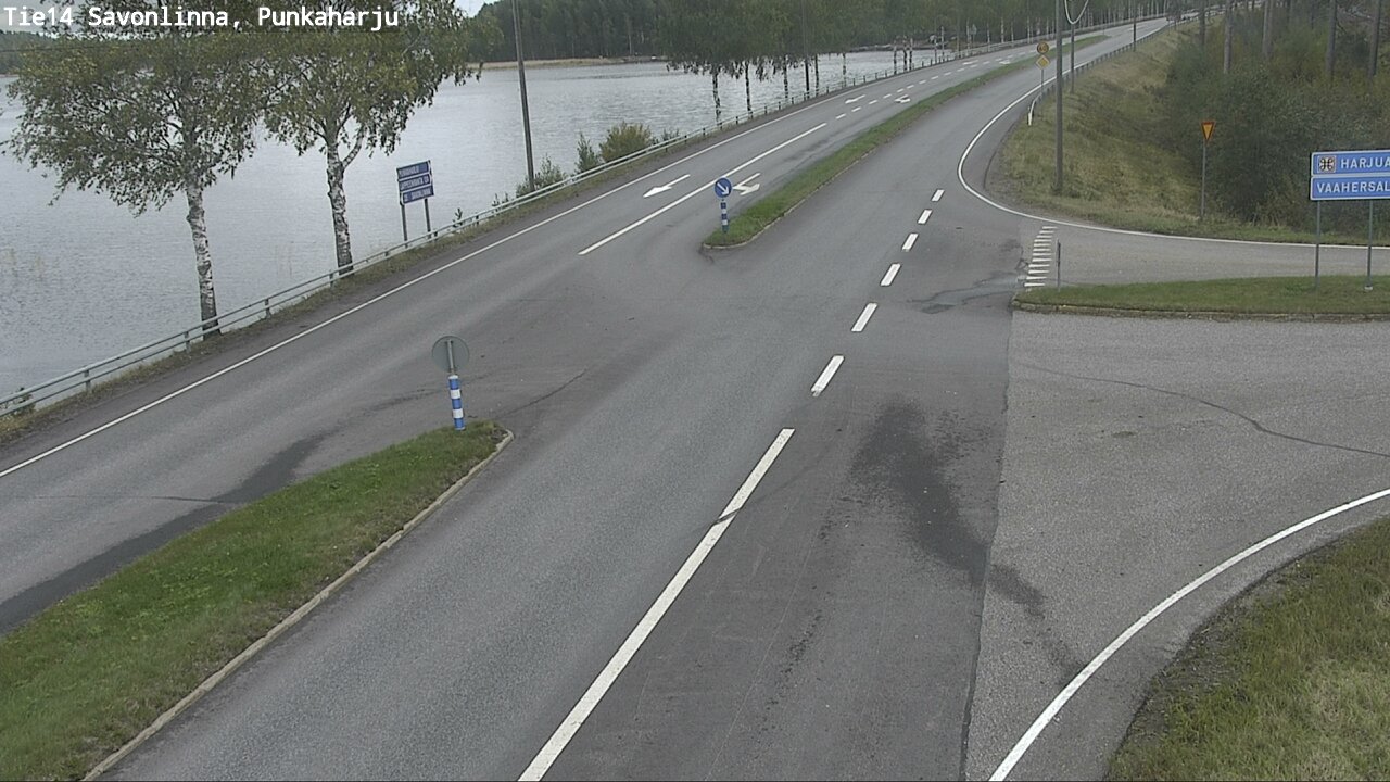 Weather Camera Image Väg 14 Savonlinna, Punkaharju, Savonlinna, Etelä-Savo