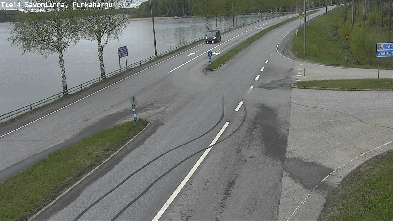 Weather Camera Image Väg 14 Savonlinna, Punkaharju, Savonlinna, Etelä-Savo
