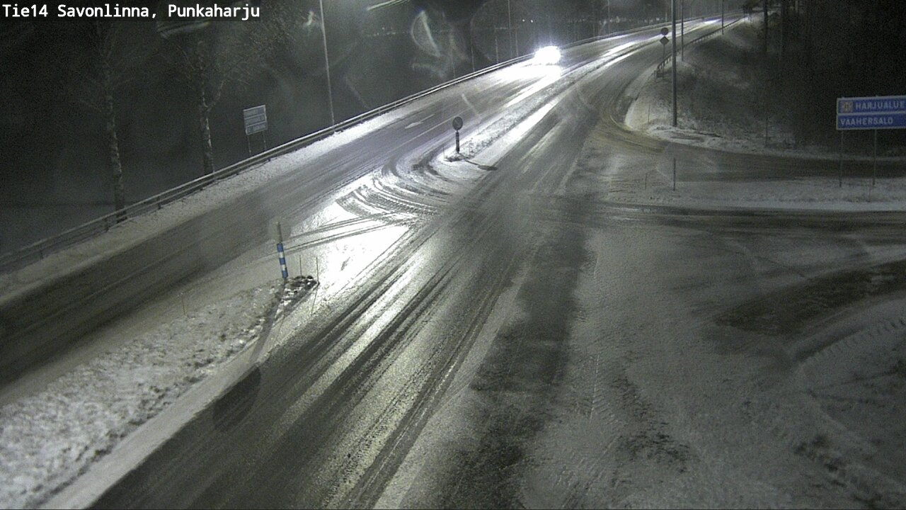 Weather Camera Image Väg 14 Savonlinna, Punkaharju, Savonlinna, Etelä-Savo