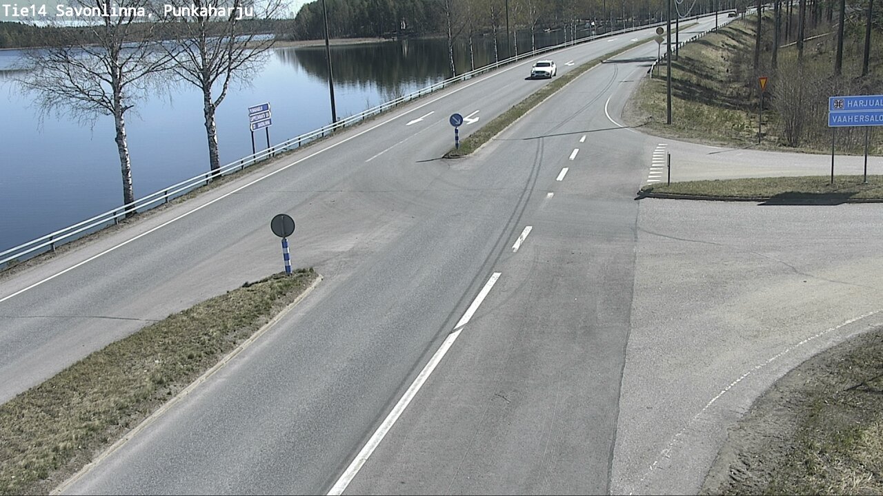 Weather Camera Image Väg 14 Savonlinna, Punkaharju, Savonlinna, Etelä-Savo