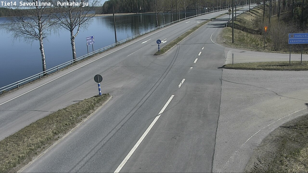 Weather Camera Image Väg 14 Savonlinna, Punkaharju, Savonlinna, Etelä-Savo