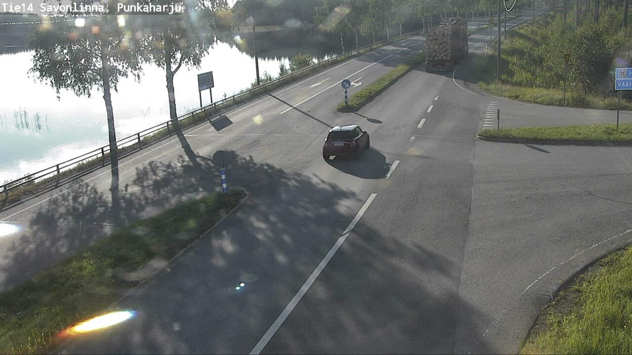 Weather Camera Image Road 14 Savonlinna, Punkaharju, Savonlinna, Etelä-Savo