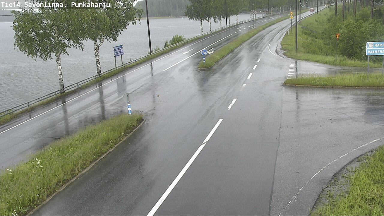Weather Camera Image Road 14 Savonlinna, Punkaharju, Savonlinna, Etelä-Savo