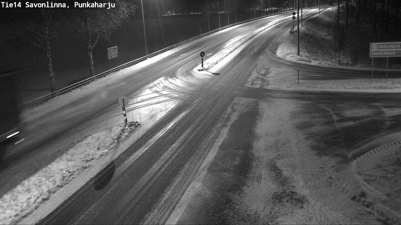 Weather Camera Image Väg 14 Savonlinna, Punkaharju, Savonlinna, Etelä-Savo