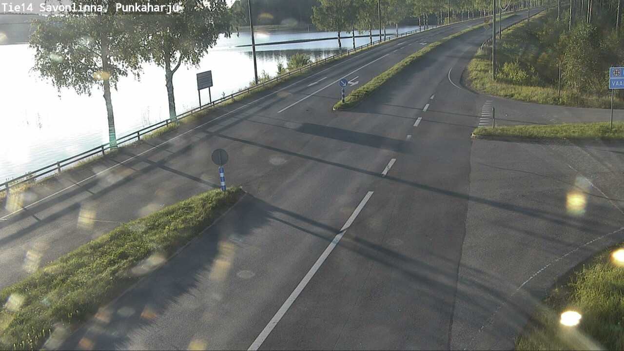 Weather Camera Image Road 14 Savonlinna, Punkaharju, Savonlinna, Etelä-Savo
