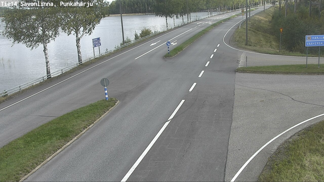 Weather Camera Image Väg 14 Savonlinna, Punkaharju, Savonlinna, Etelä-Savo