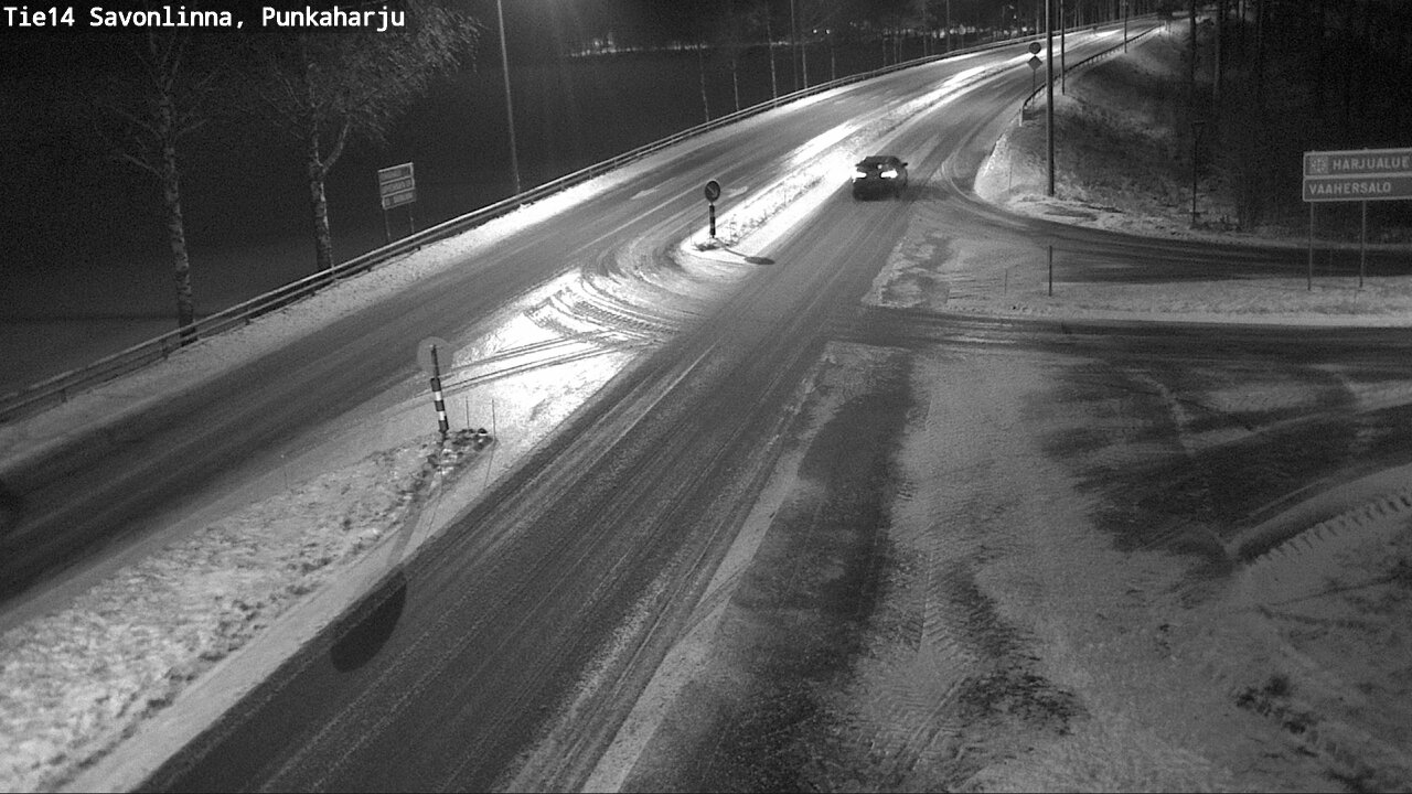 Weather Camera Image Väg 14 Savonlinna, Punkaharju, Savonlinna, Etelä-Savo