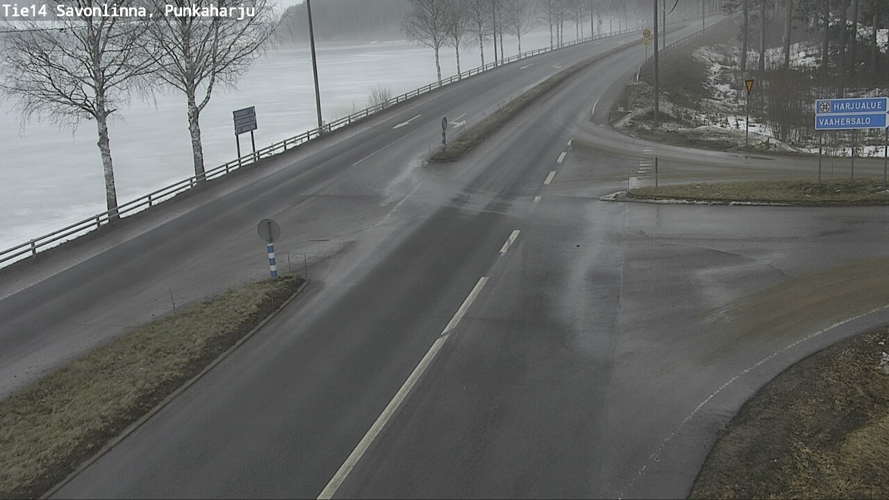 Weather Camera Image Väg 14 Savonlinna, Punkaharju, Savonlinna, Etelä-Savo