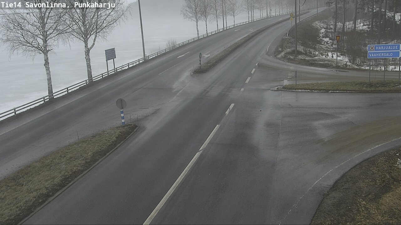 Weather Camera Image Väg 14 Savonlinna, Punkaharju, Savonlinna, Etelä-Savo