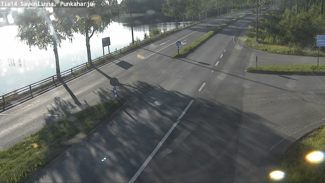 Weather Camera Image Road 14 Savonlinna, Punkaharju, Savonlinna, Etelä-Savo