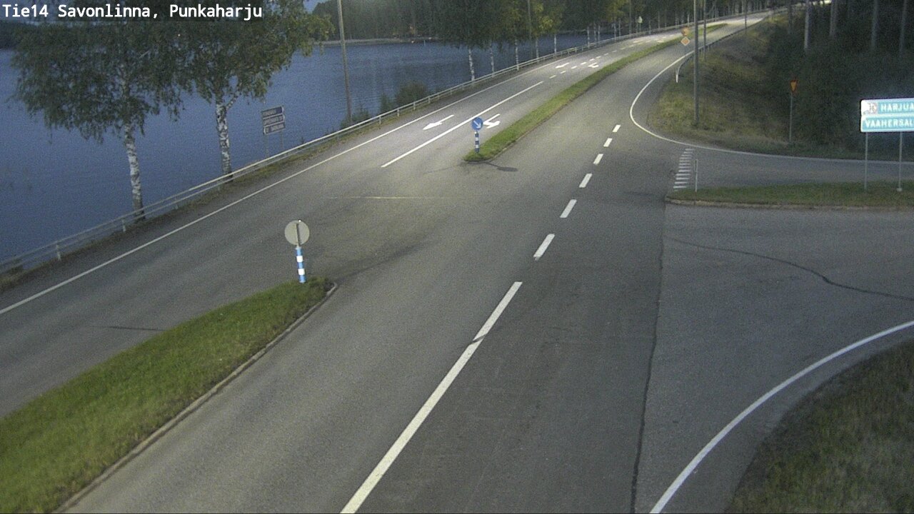 Weather Camera Image Väg 14 Savonlinna, Punkaharju, Savonlinna, Etelä-Savo