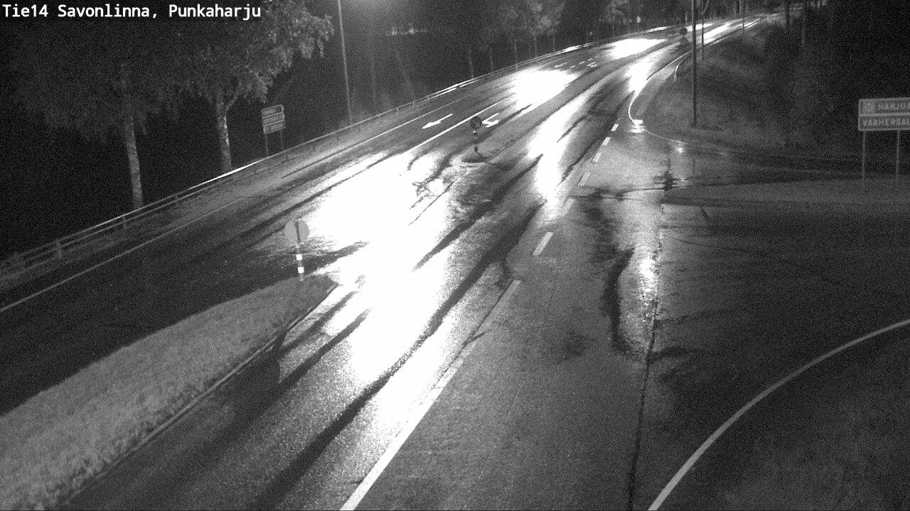 Weather Camera Image Väg 14 Savonlinna, Punkaharju, Savonlinna, Etelä-Savo