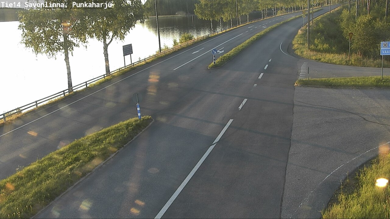 Weather Camera Image Road 14 Savonlinna, Punkaharju, Savonlinna, Etelä-Savo