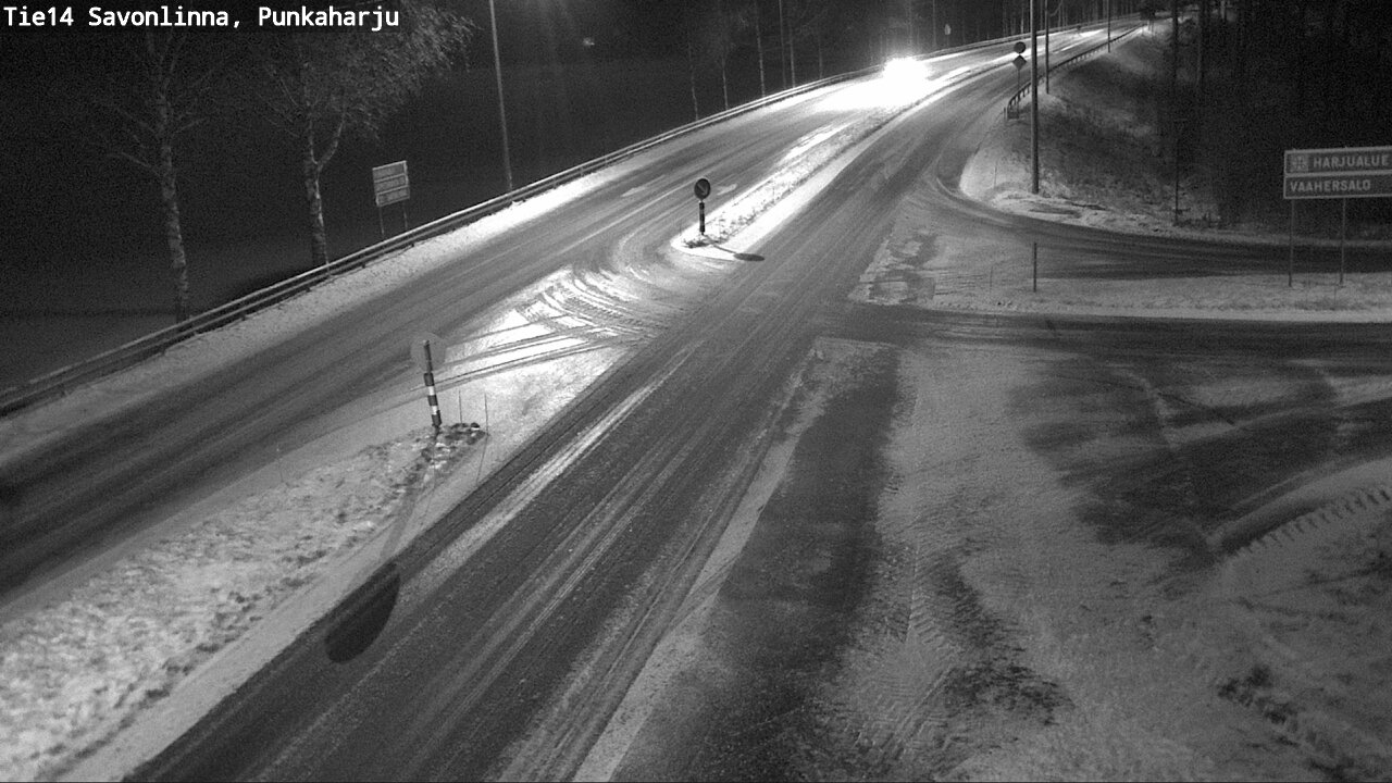 Weather Camera Image Väg 14 Savonlinna, Punkaharju, Savonlinna, Etelä-Savo