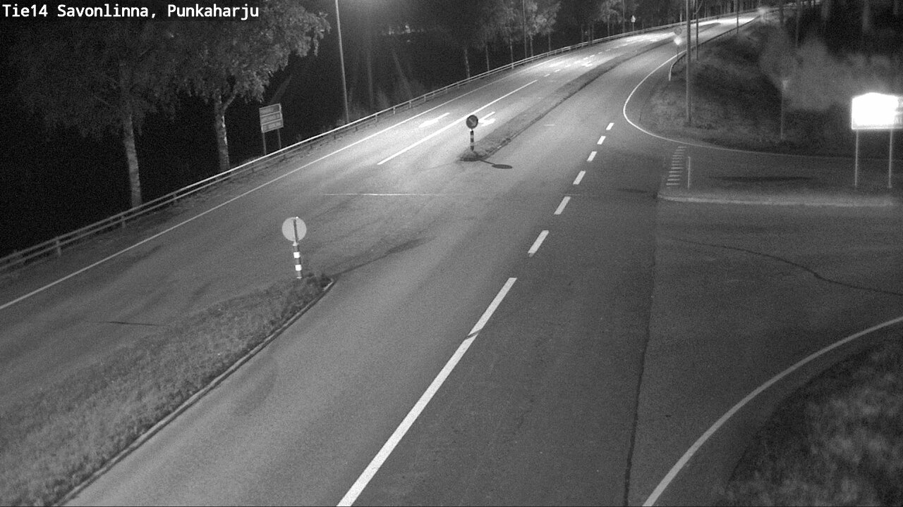 Weather Camera Image Väg 14 Savonlinna, Punkaharju, Savonlinna, Etelä-Savo