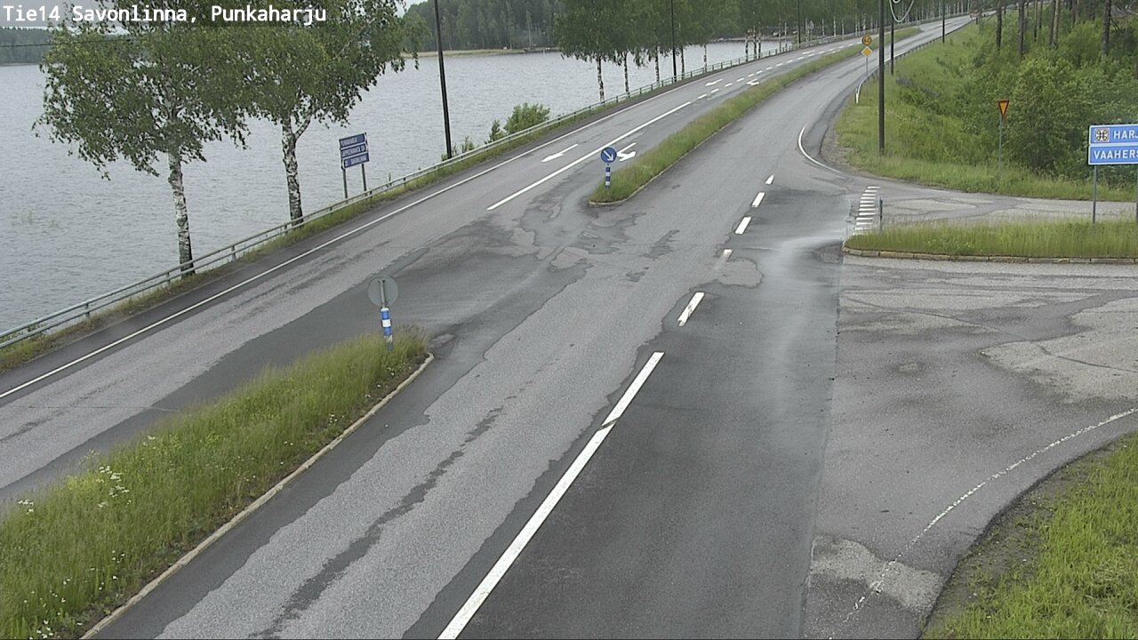 Weather Camera Image Väg 14 Savonlinna, Punkaharju, Savonlinna, Etelä-Savo