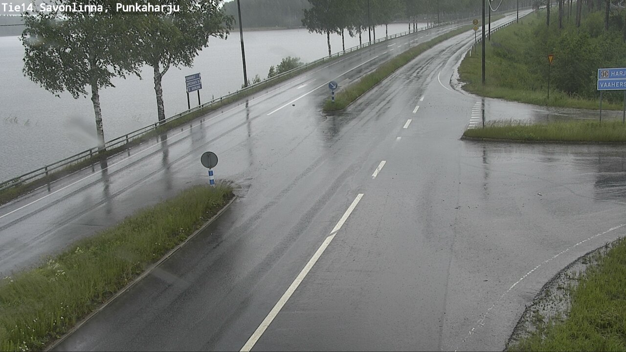 Weather Camera Image Väg 14 Savonlinna, Punkaharju, Savonlinna, Etelä-Savo