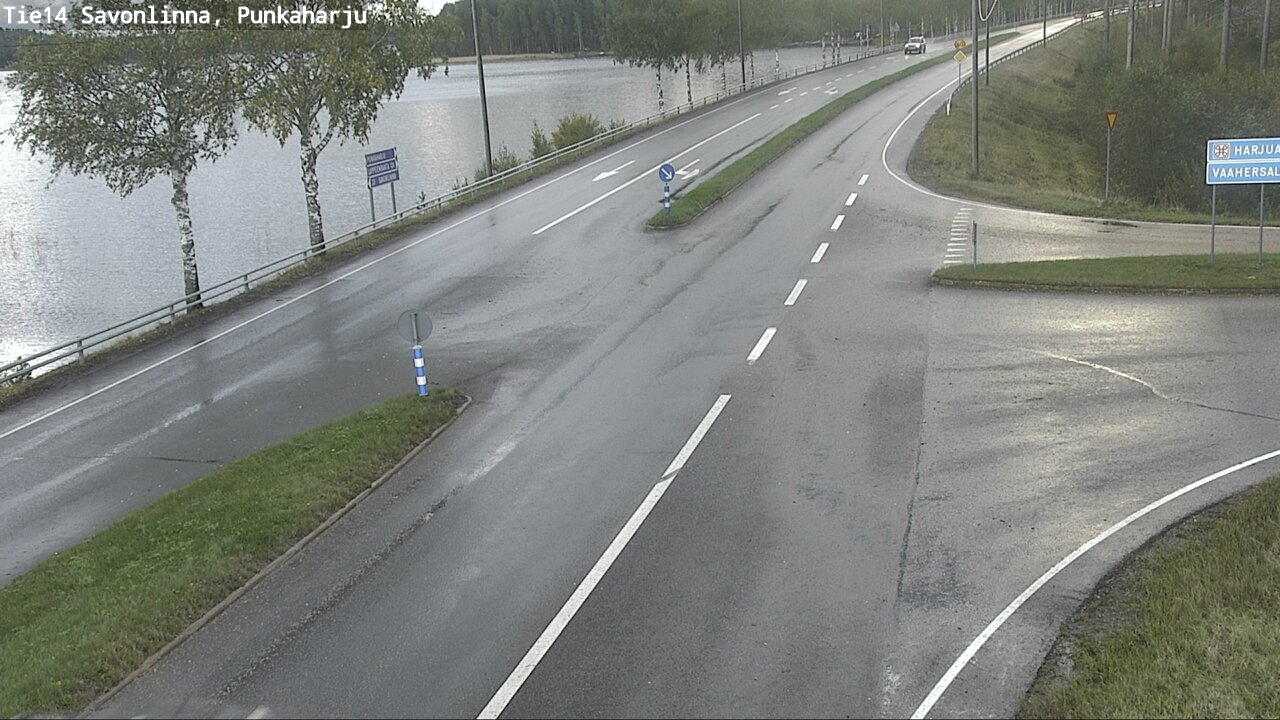 Weather Camera Image Väg 14 Savonlinna, Punkaharju, Savonlinna, Etelä-Savo