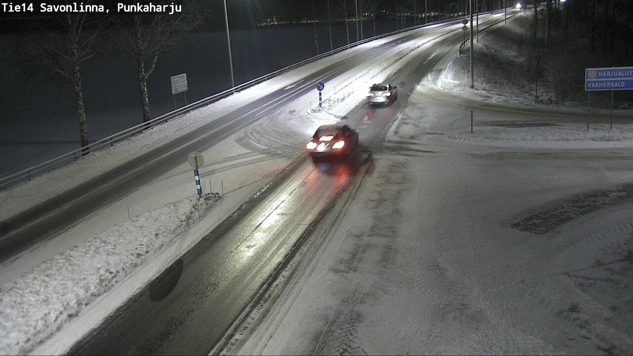 Weather Camera Image Väg 14 Savonlinna, Punkaharju, Savonlinna, Etelä-Savo