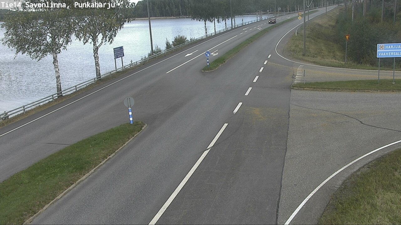 Weather Camera Image Road 14 Savonlinna, Punkaharju, Savonlinna, Etelä-Savo
