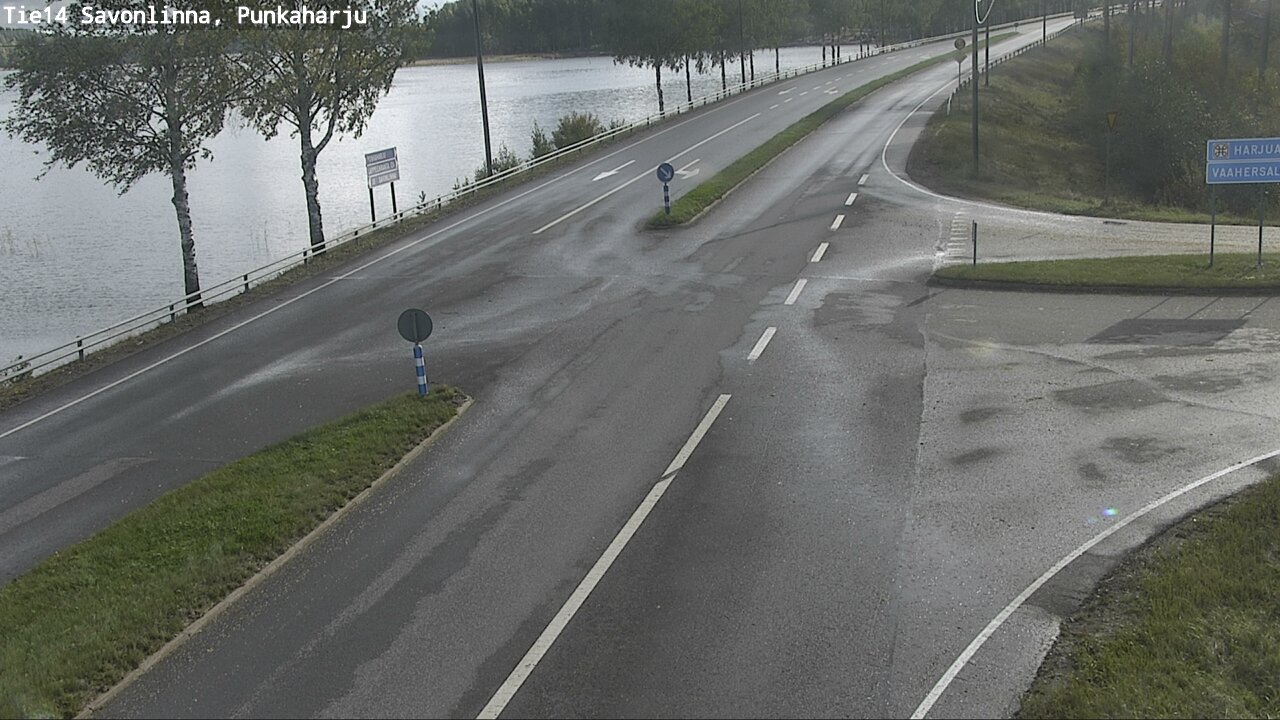Weather Camera Image Väg 14 Savonlinna, Punkaharju, Savonlinna, Etelä-Savo