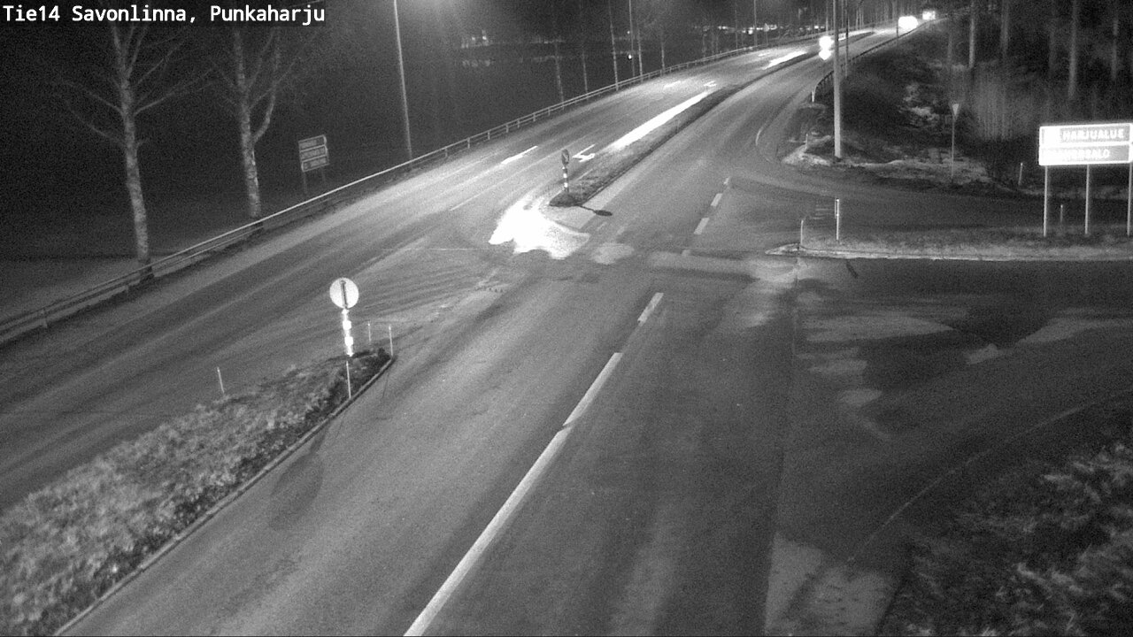 Weather Camera Image Road 14 Savonlinna, Punkaharju, Savonlinna, Etelä-Savo