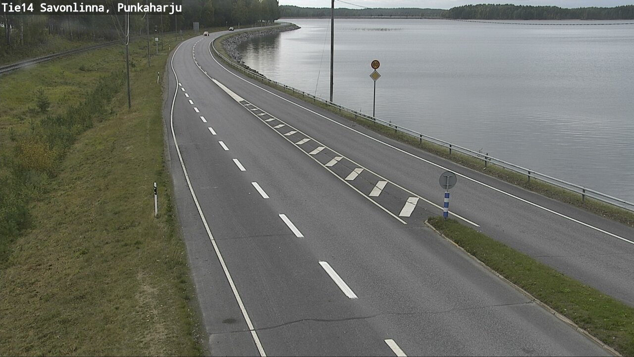 Weather Camera Image Road 14 Savonlinna, Punkaharju, Savonlinna, Etelä-Savo