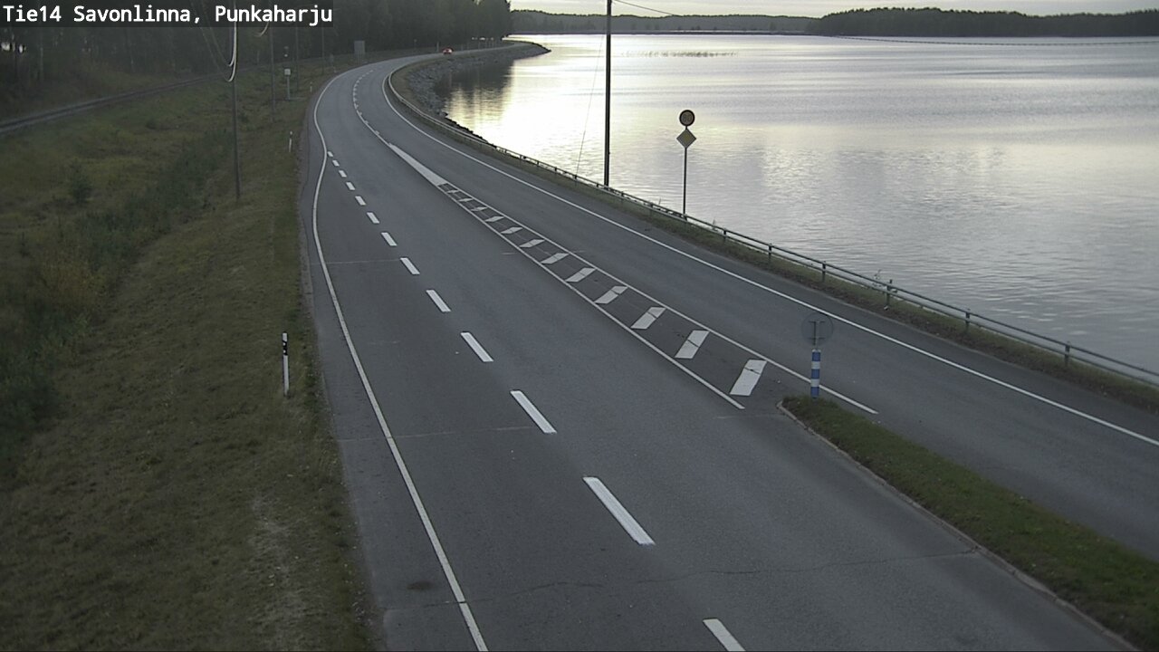 Weather Camera Image Road 14 Savonlinna, Punkaharju, Savonlinna, Etelä-Savo