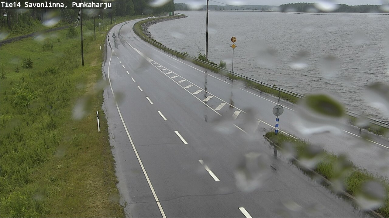 Weather Camera Image Road 14 Savonlinna, Punkaharju, Savonlinna, Etelä-Savo