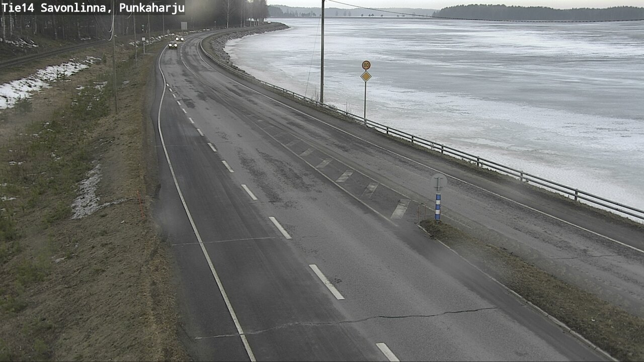 Weather Camera Image Road 14 Savonlinna, Punkaharju, Savonlinna, Etelä-Savo