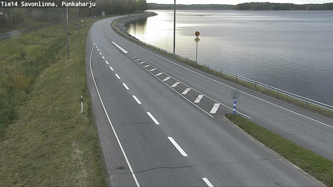 Weather Camera Image Road 14 Savonlinna, Punkaharju, Savonlinna, Etelä-Savo
