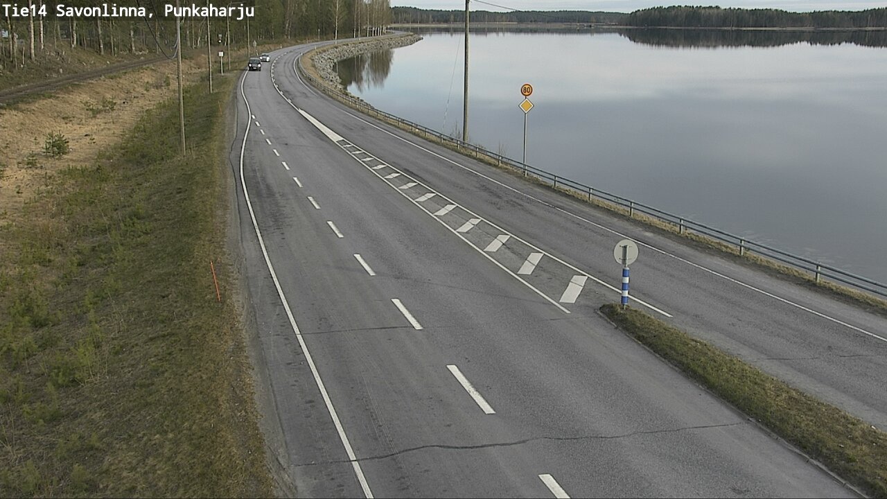 Weather Camera Image Road 14 Savonlinna, Punkaharju, Savonlinna, Etelä-Savo