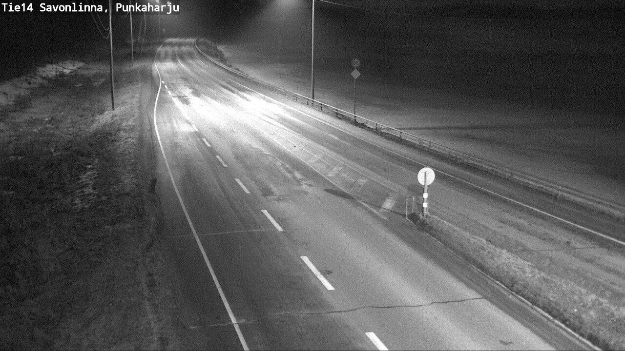Weather Camera Image Road 14 Savonlinna, Punkaharju, Savonlinna, Etelä-Savo