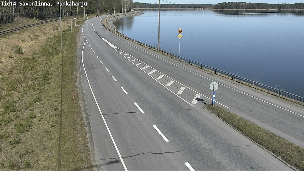 Weather Camera Image Road 14 Savonlinna, Punkaharju, Savonlinna, Etelä-Savo