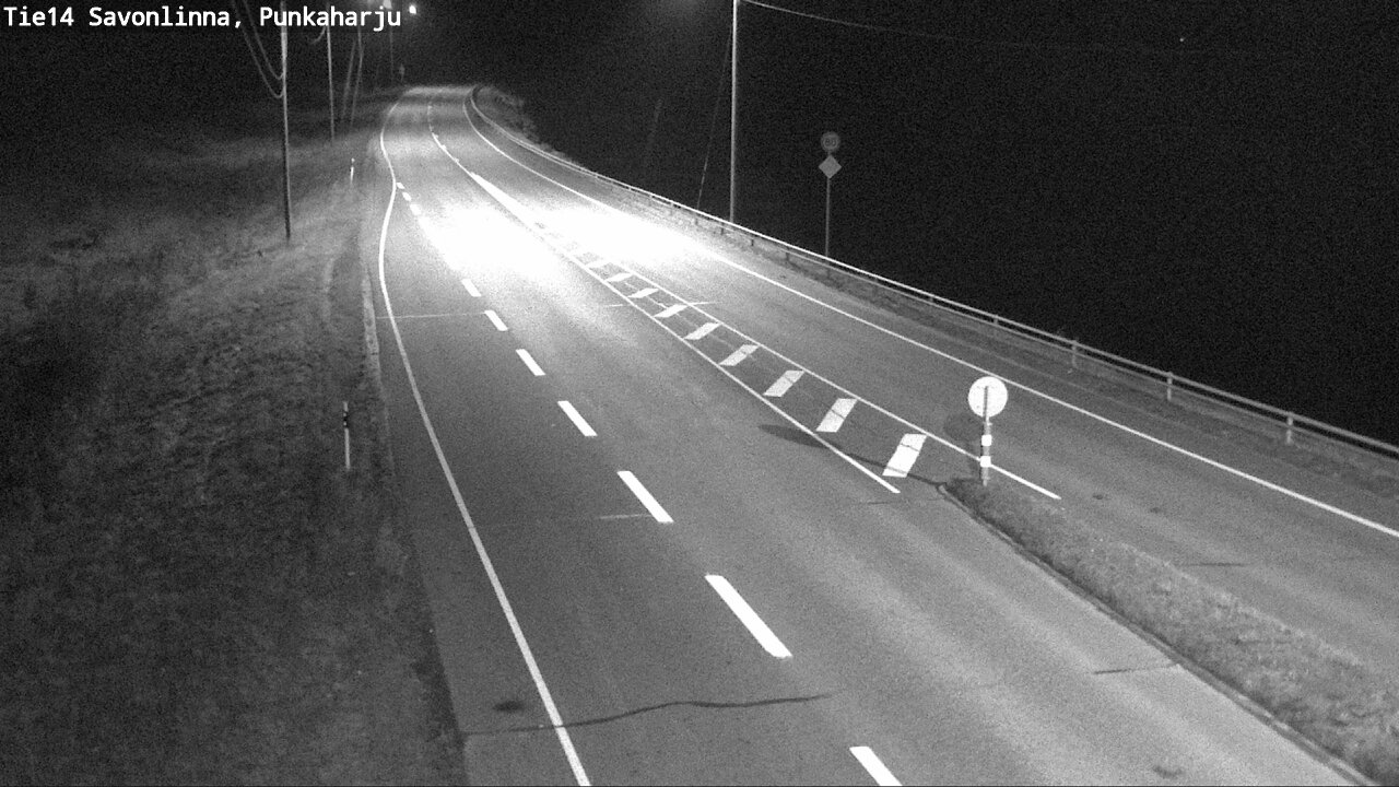 Weather Camera Image Road 14 Savonlinna, Punkaharju, Savonlinna, Etelä-Savo