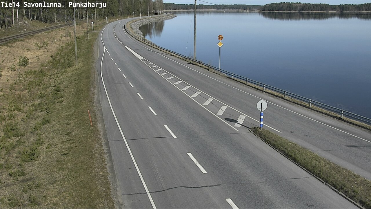 Weather Camera Image Road 14 Savonlinna, Punkaharju, Savonlinna, Etelä-Savo