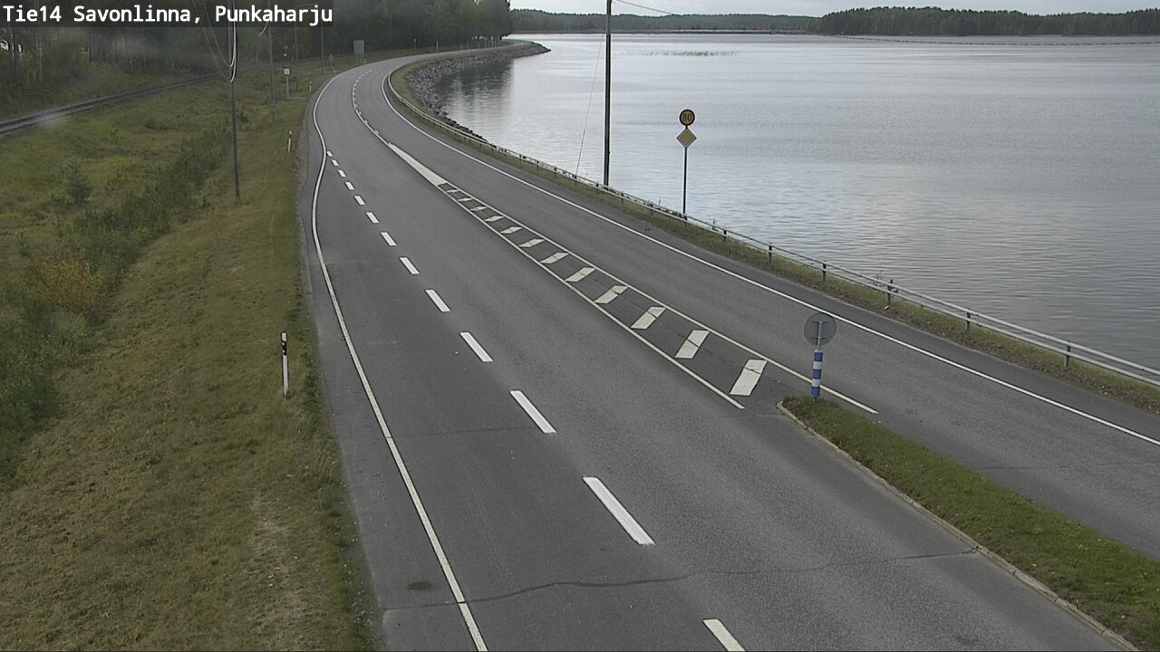 Weather Camera Image Road 14 Savonlinna, Punkaharju, Savonlinna, Etelä-Savo