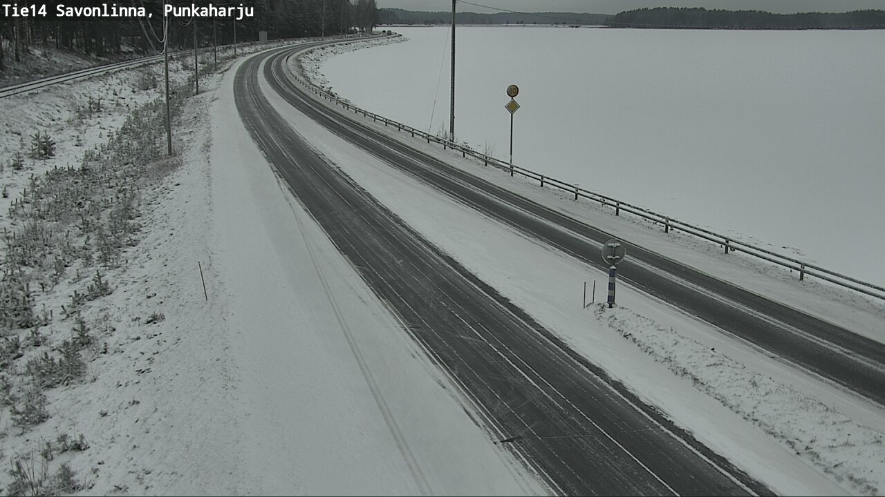 Weather Camera Image Väg 14 Savonlinna, Punkaharju, Savonlinna, Etelä-Savo
