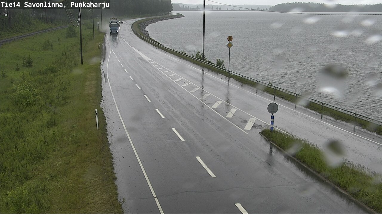 Weather Camera Image Road 14 Savonlinna, Punkaharju, Savonlinna, Etelä-Savo