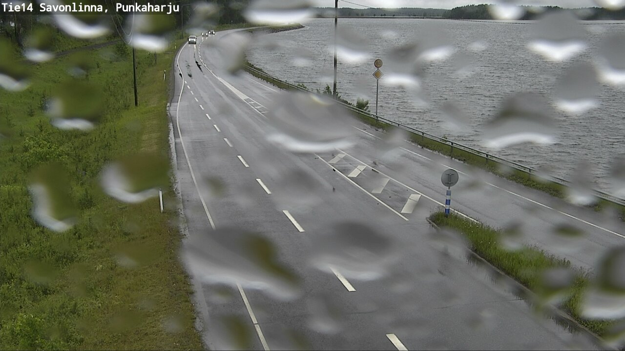 Weather Camera Image Väg 14 Savonlinna, Punkaharju, Savonlinna, Etelä-Savo