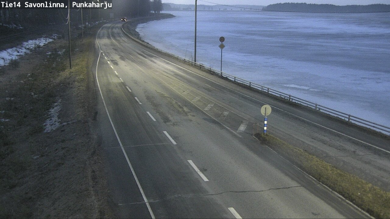 Weather Camera Image Road 14 Savonlinna, Punkaharju, Savonlinna, Etelä-Savo