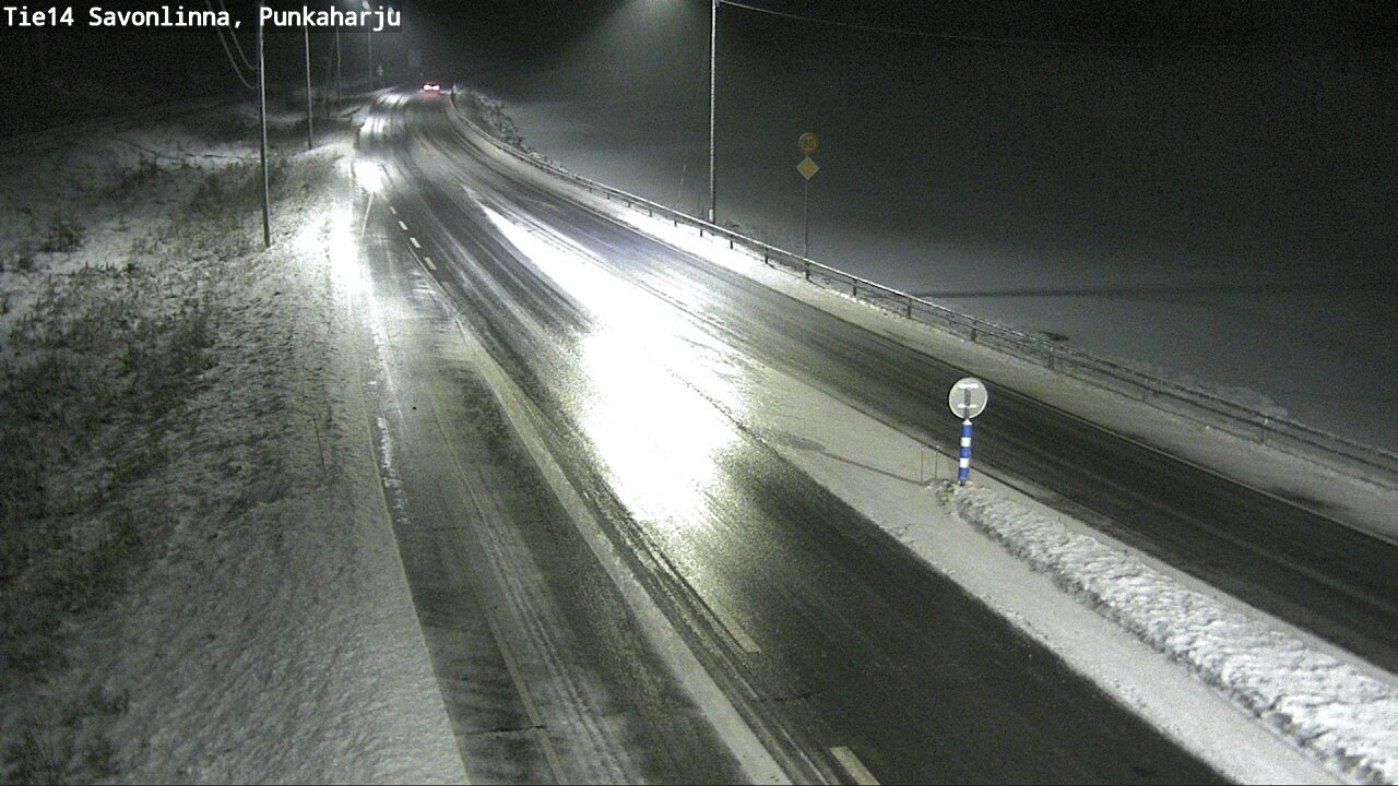Weather Camera Image Väg 14 Savonlinna, Punkaharju, Savonlinna, Etelä-Savo