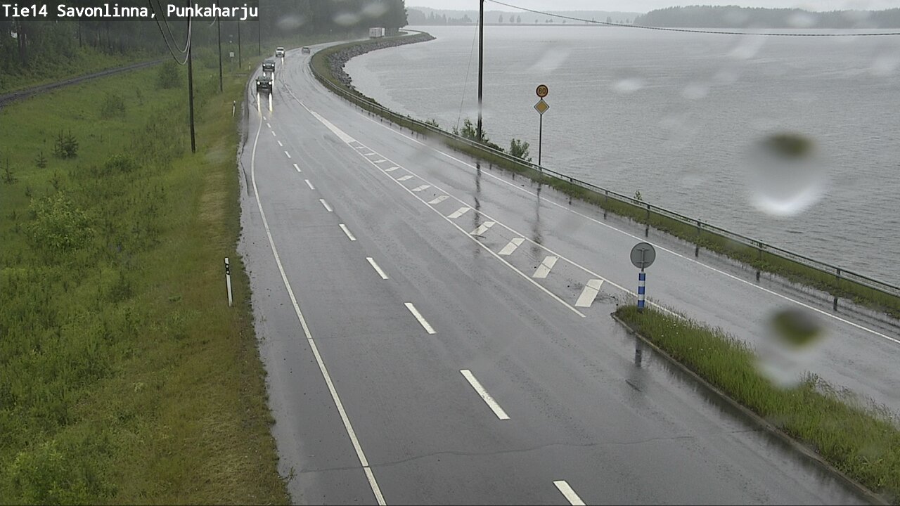 Weather Camera Image Road 14 Savonlinna, Punkaharju, Savonlinna, Etelä-Savo